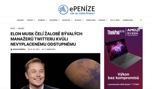 ePeníze ( epenize.eu)