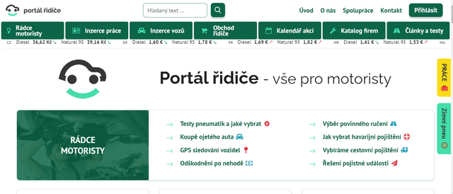 Portál řidiče (portalridice.cz)