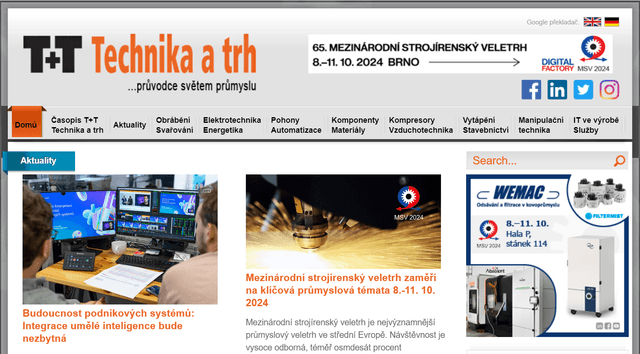 T+T Technika a Trh